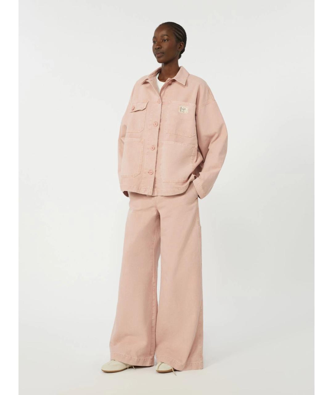 WEEKEND MAX MARA Розовая хлопковая куртка, фото 2