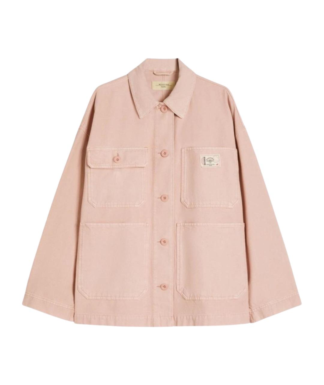 WEEKEND MAX MARA Розовая хлопковая куртка, фото 1