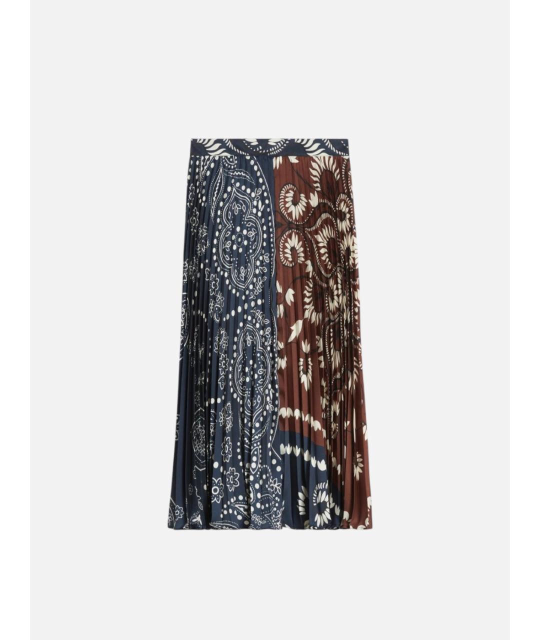 WEEKEND MAX MARA Мульти полиэстеровая юбка миди, фото 5