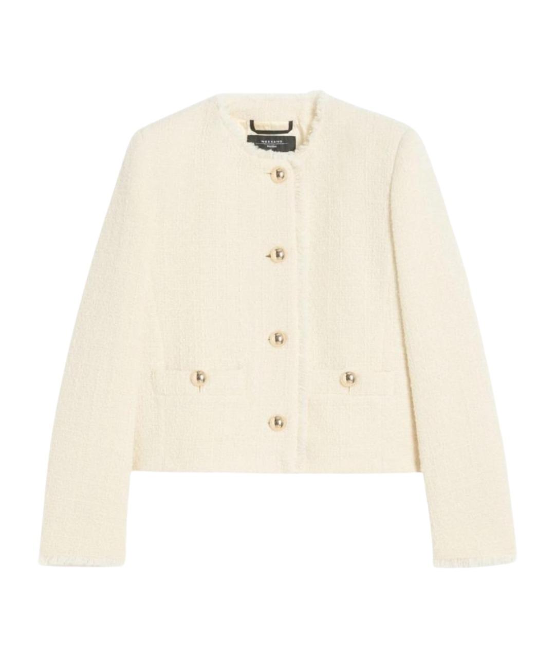 WEEKEND MAX MARA Бежевая шерстяная куртка, фото 1