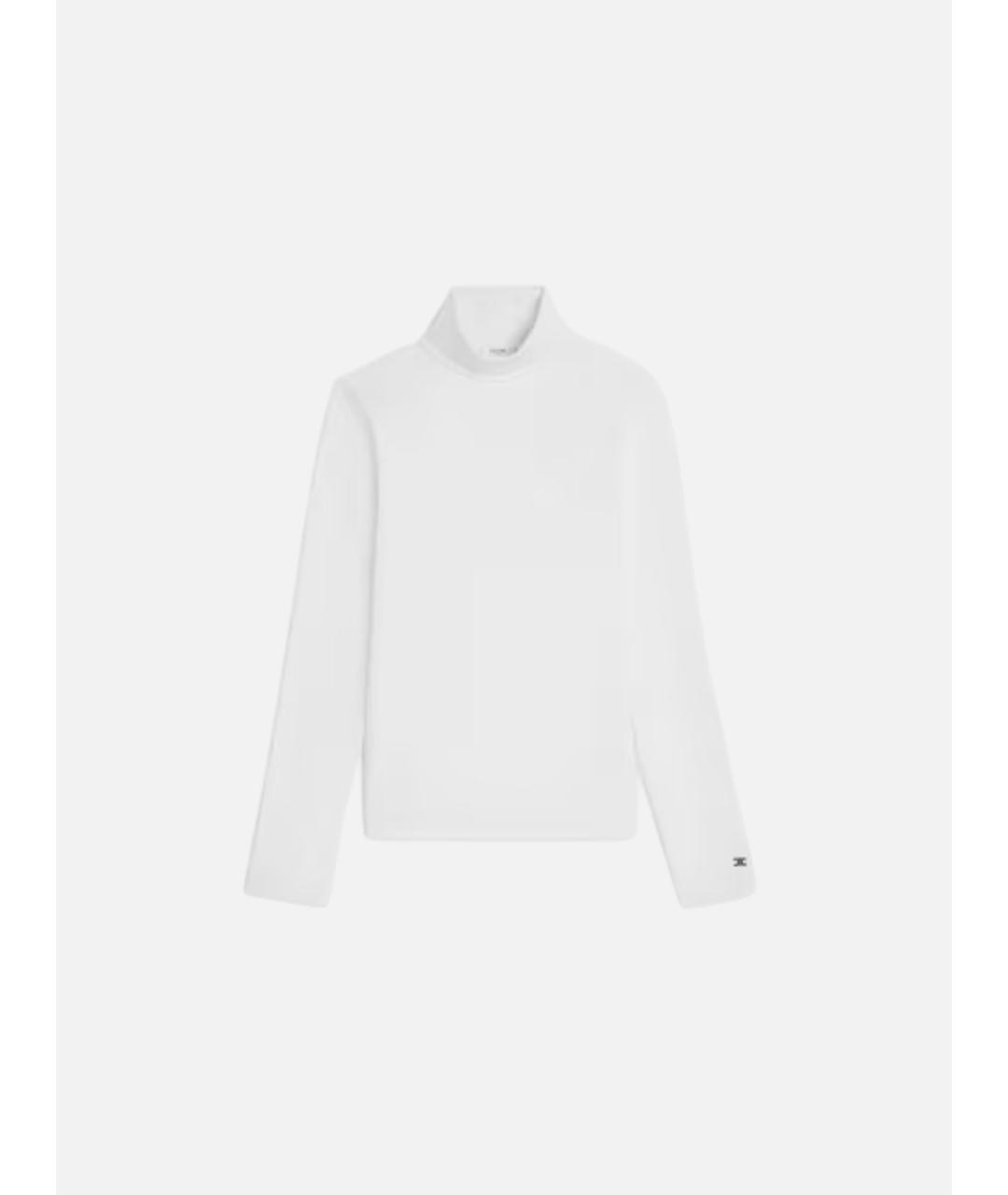 CELINE Белая хлопковая водолазка, фото 4