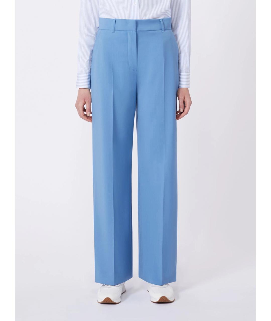 WEEKEND MAX MARA Шерстяные брюки широкие, фото 3