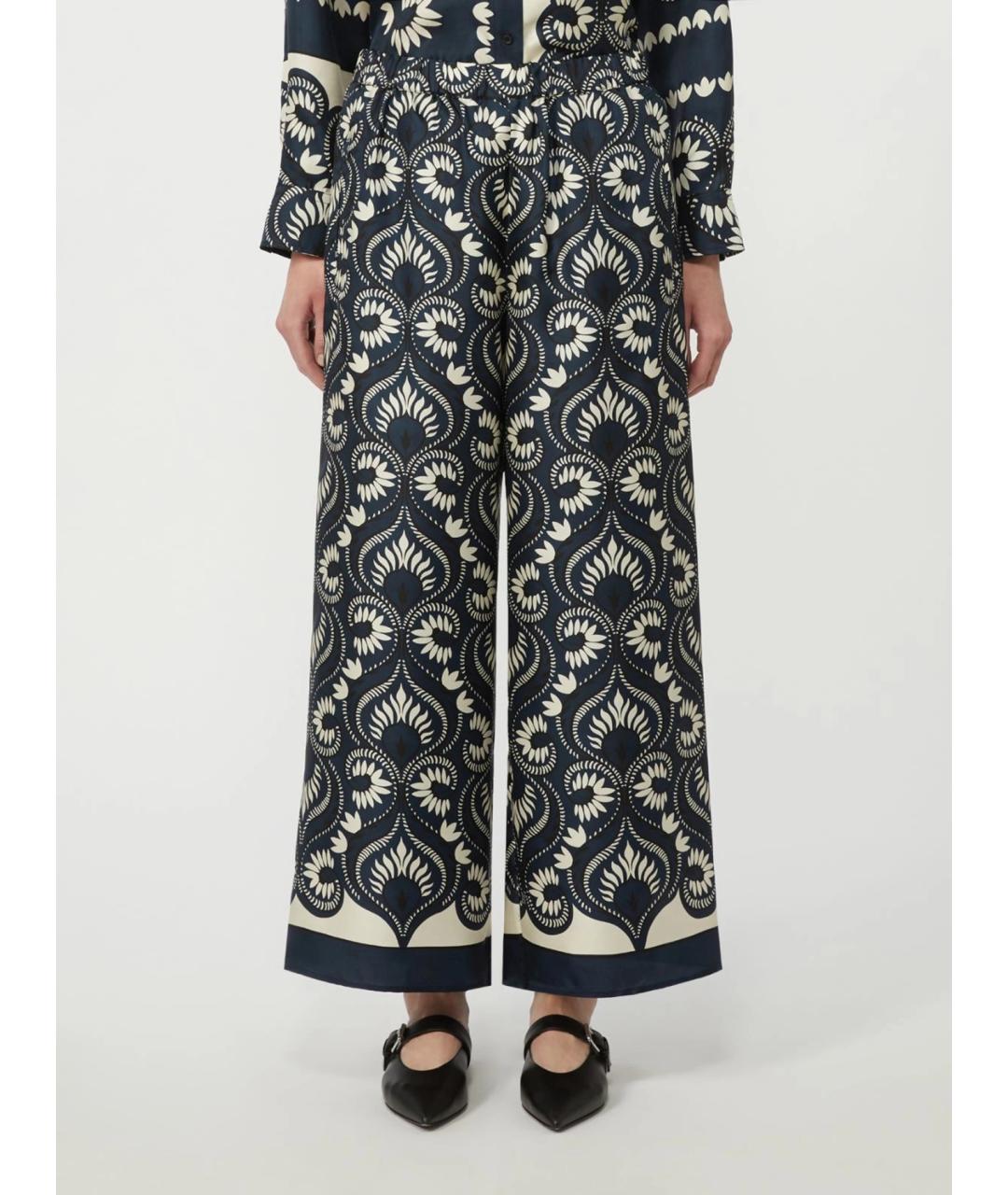 WEEKEND MAX MARA Шелковые прямые брюки, фото 3