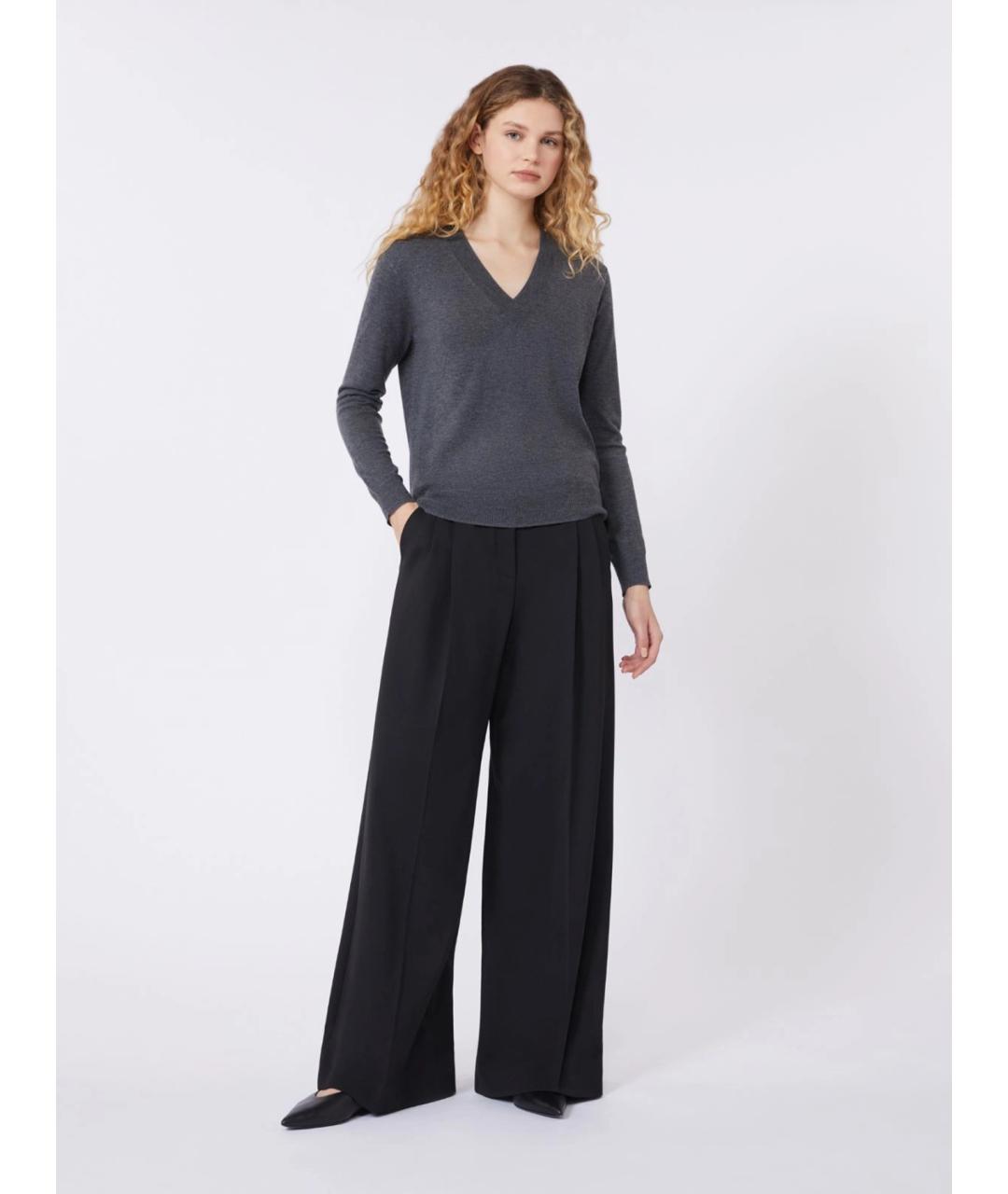 WEEKEND MAX MARA Шерстяные брюки широкие, фото 2