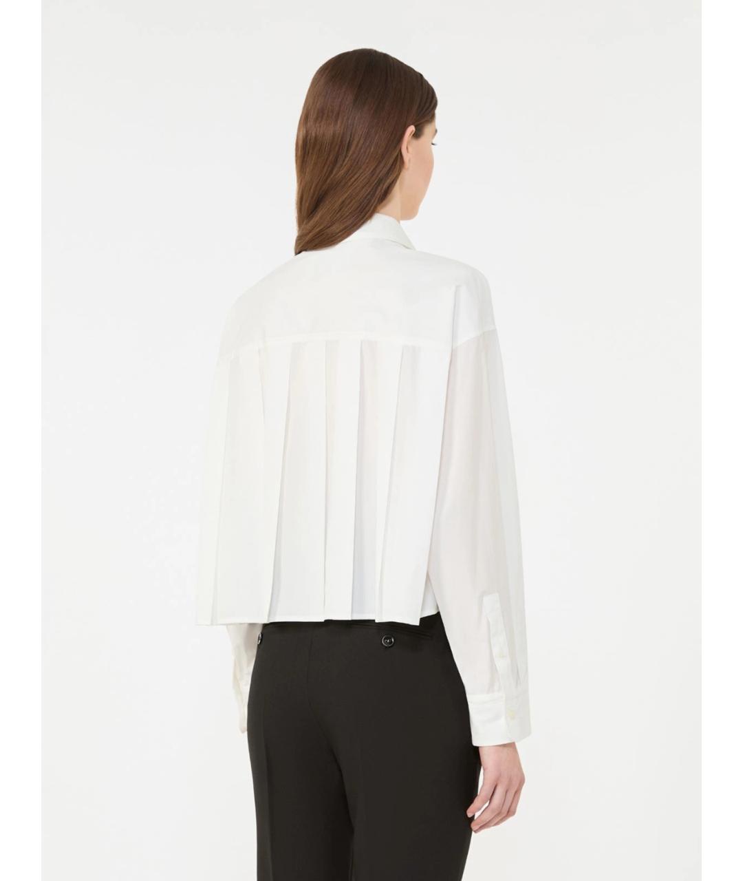 WEEKEND MAX MARA Черная хлопковая рубашка, фото 4