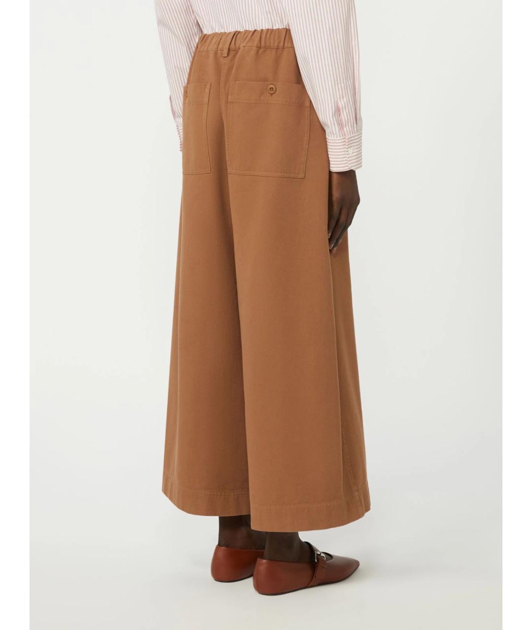 WEEKEND MAX MARA Хлопковые прямые брюки, фото 4