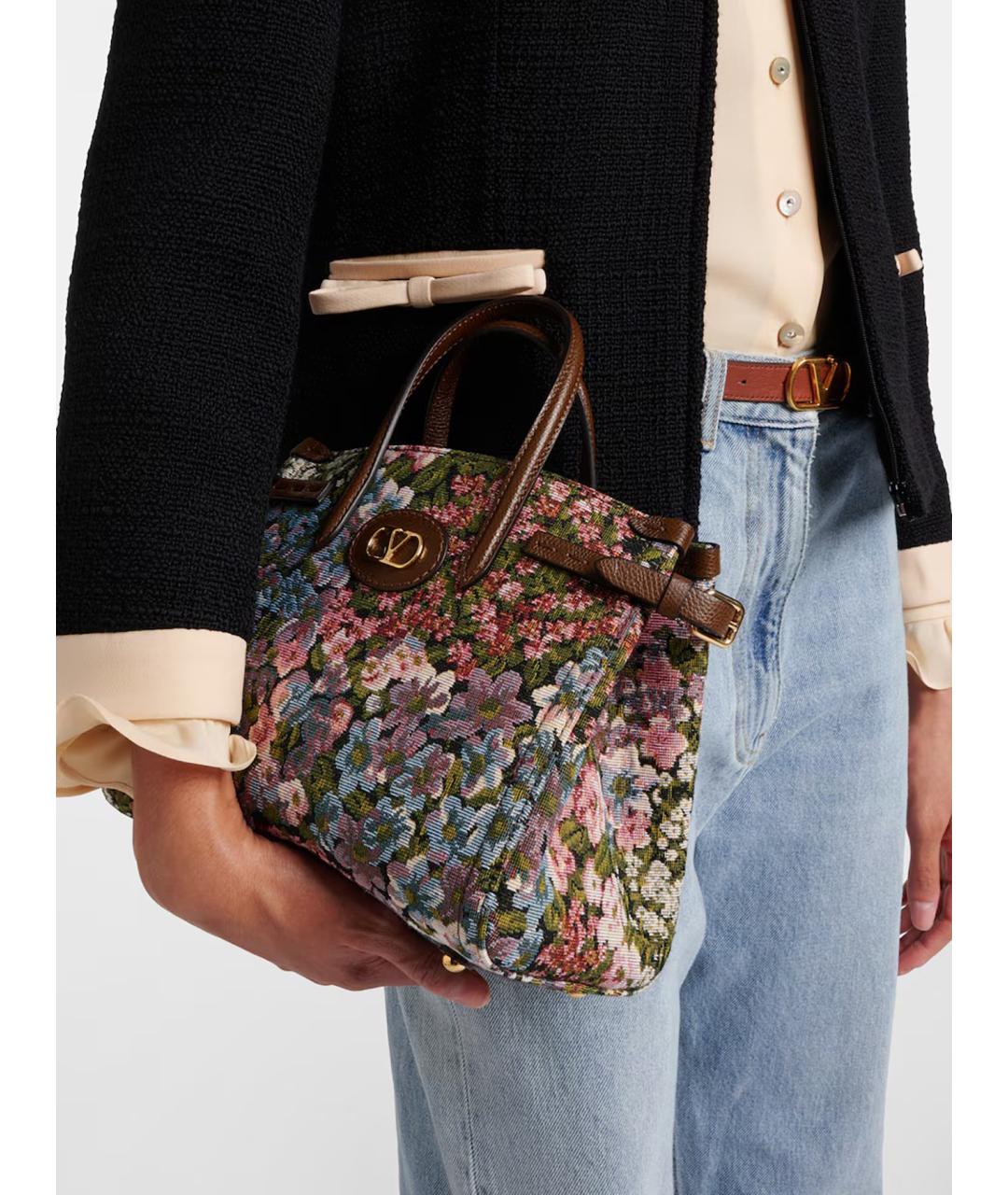 VALENTINO Мульти тканевая сумка тоут, фото 2