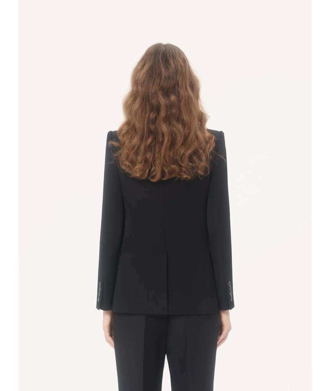 VALENTINO Черный шерстяной жакет/пиджак, фото 4