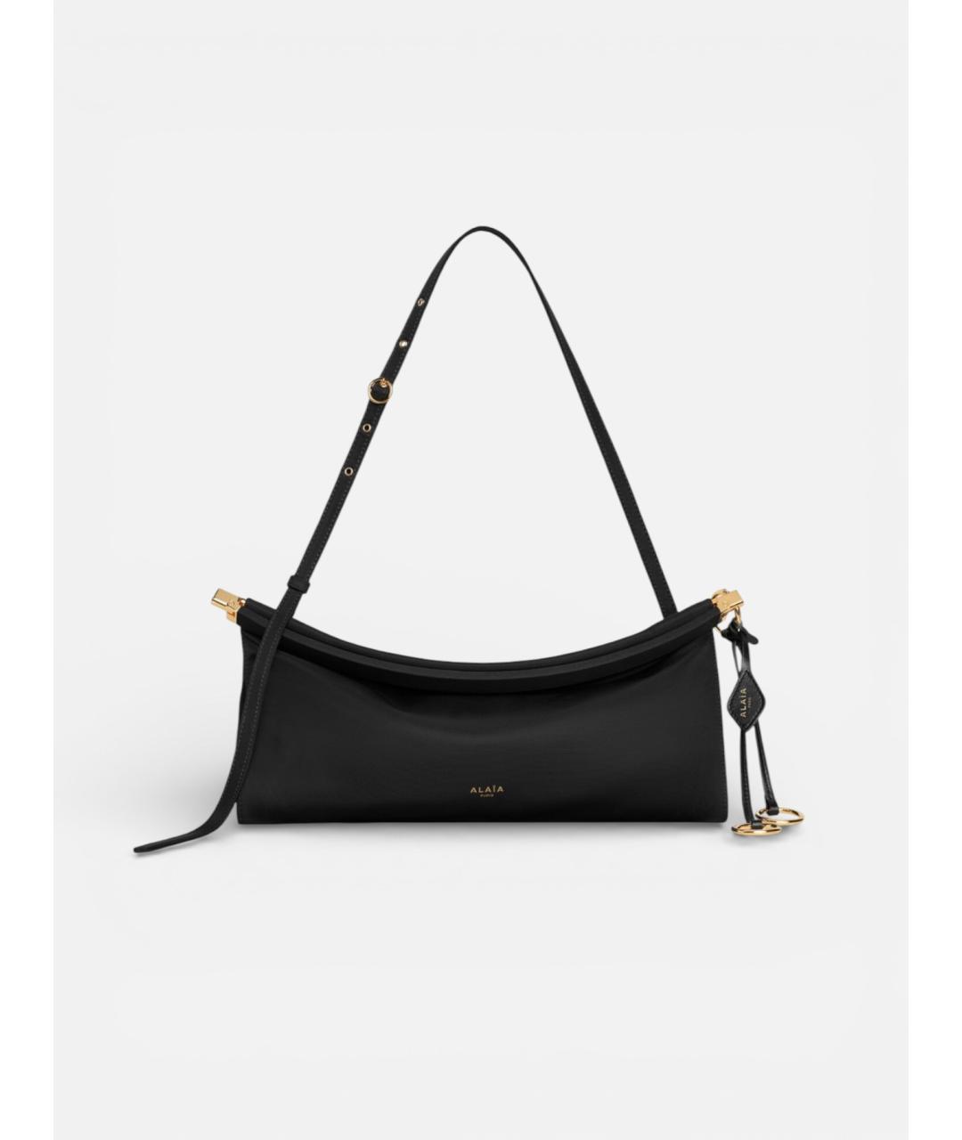 ALAIA Черная тканевая сумка через плечо, фото 4