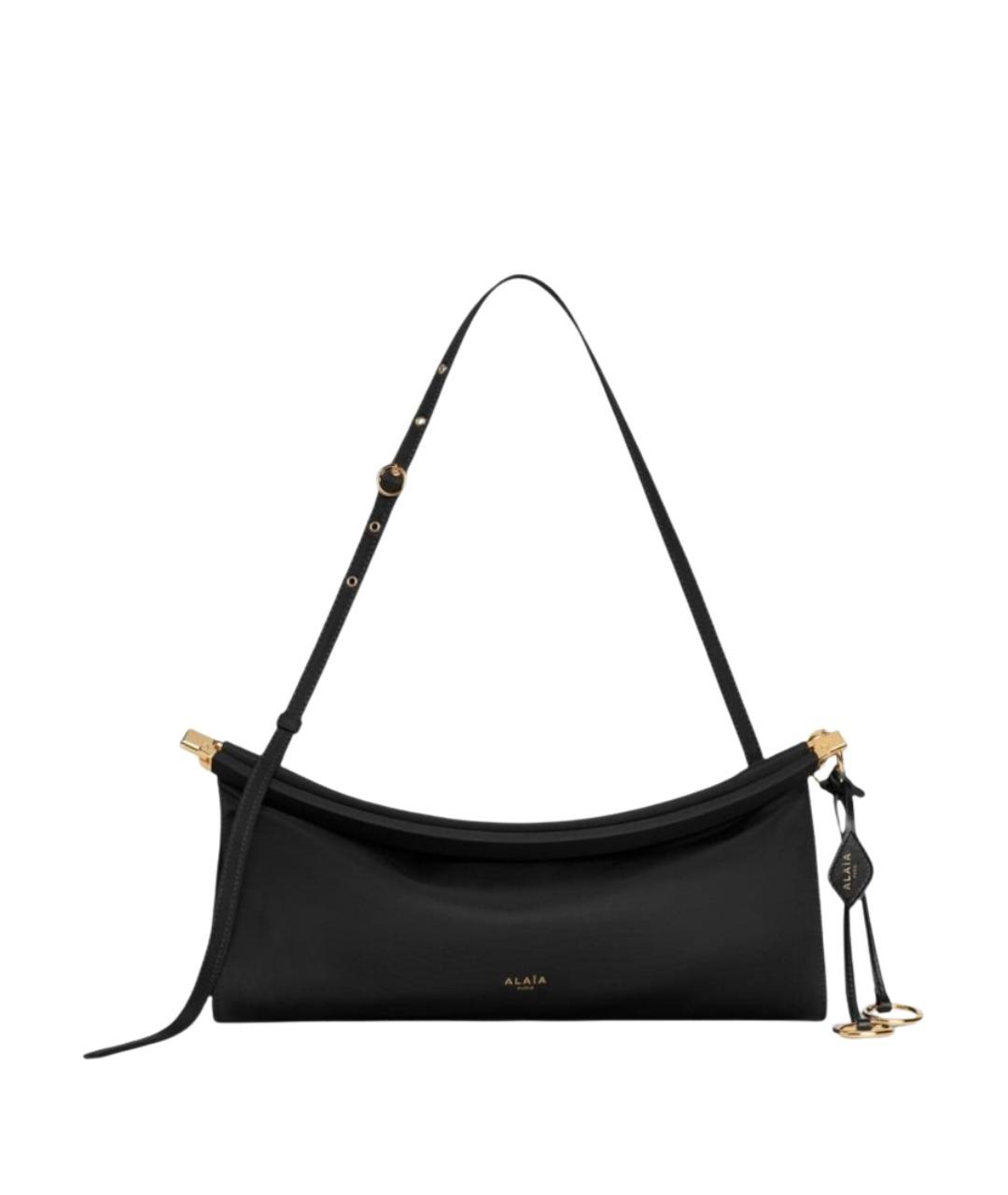 ALAIA Черная тканевая сумка через плечо, фото 1