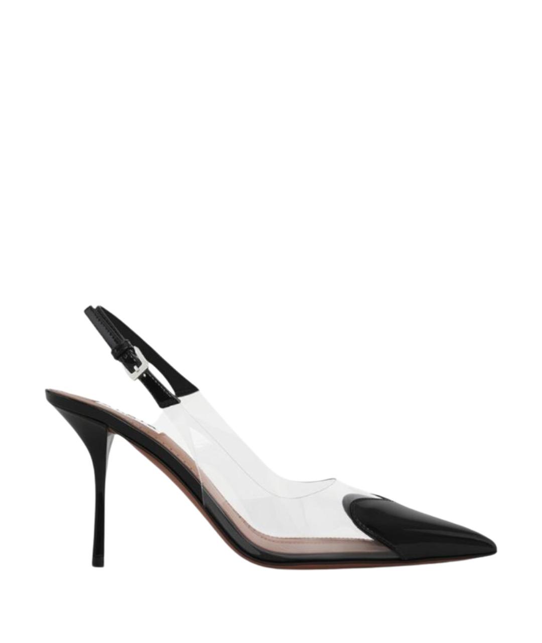 ALAIA Черные кожаные туфли, фото 1