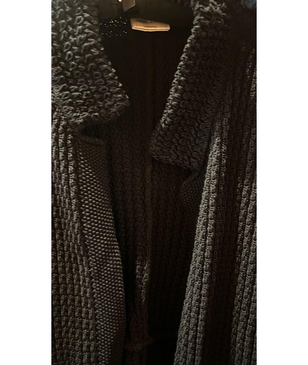 CHANEL Черный хлопковый жакет/пиджак, фото 8