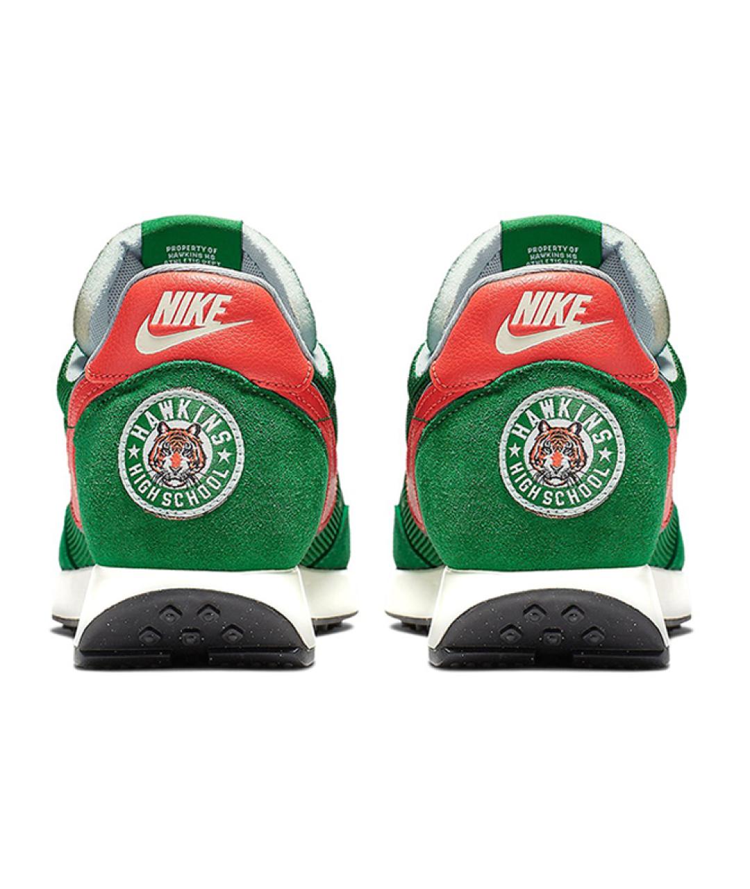 NIKE Зеленые замшевые кроссовки, фото 4