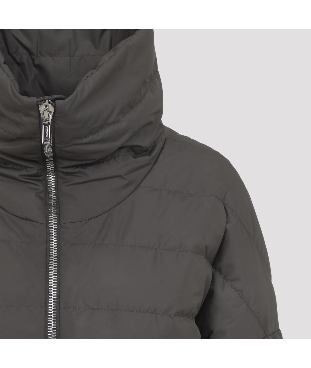 MONCLER Серый полиэстеровый жакет/пиджак, фото 5