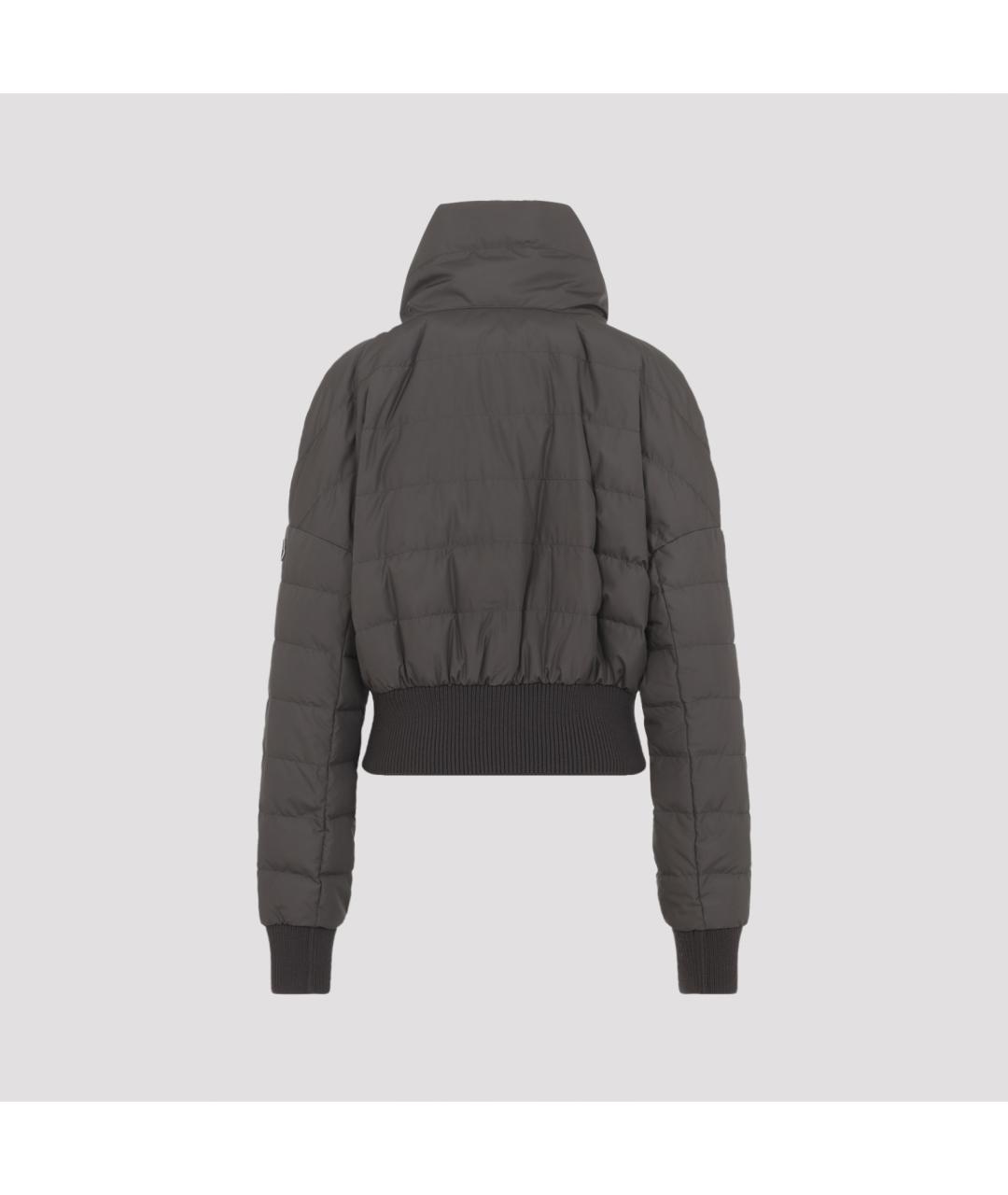 MONCLER Серый полиэстеровый жакет/пиджак, фото 3