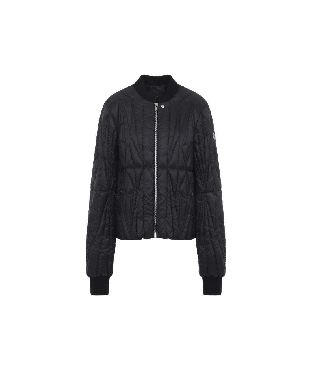 MONCLER Черная полиэстеровая куртка, фото 1