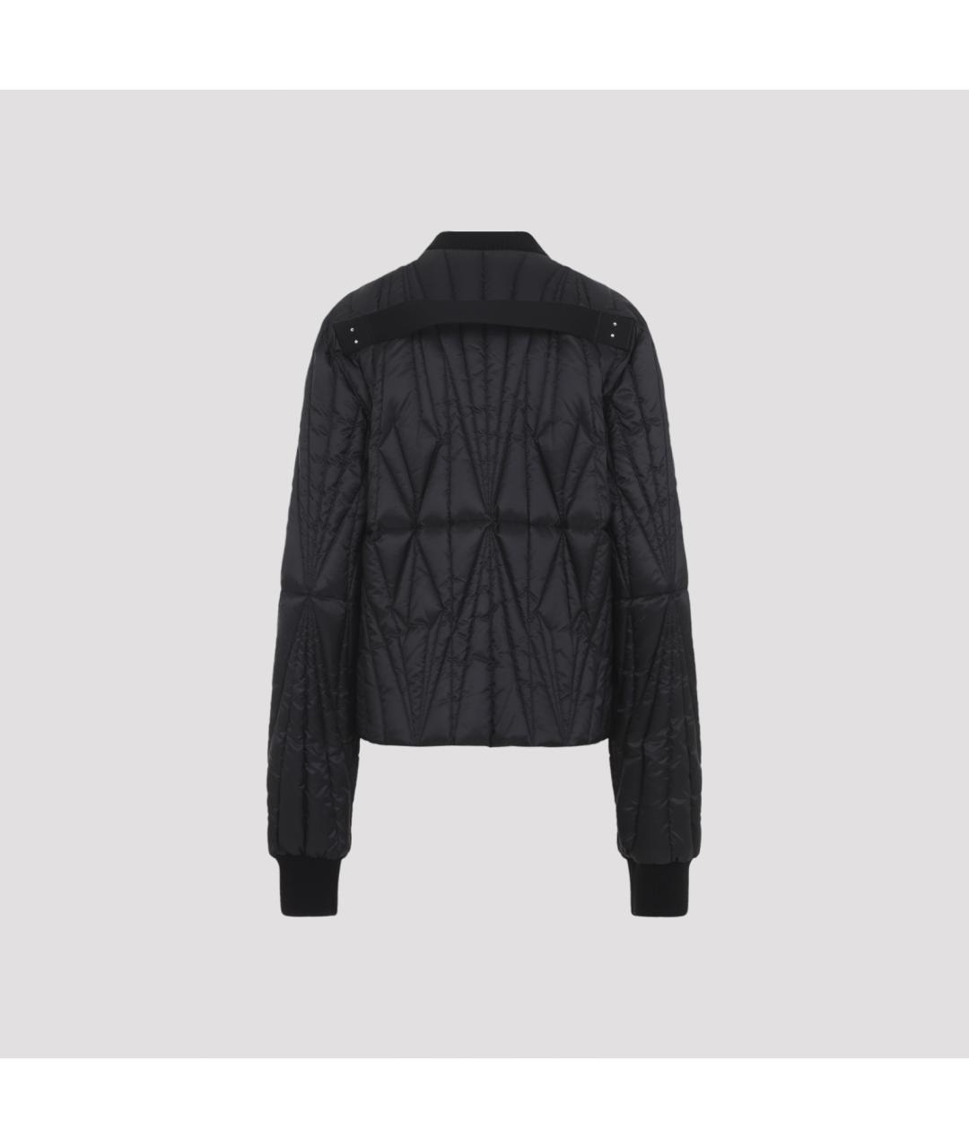 MONCLER Черная полиэстеровая куртка, фото 4