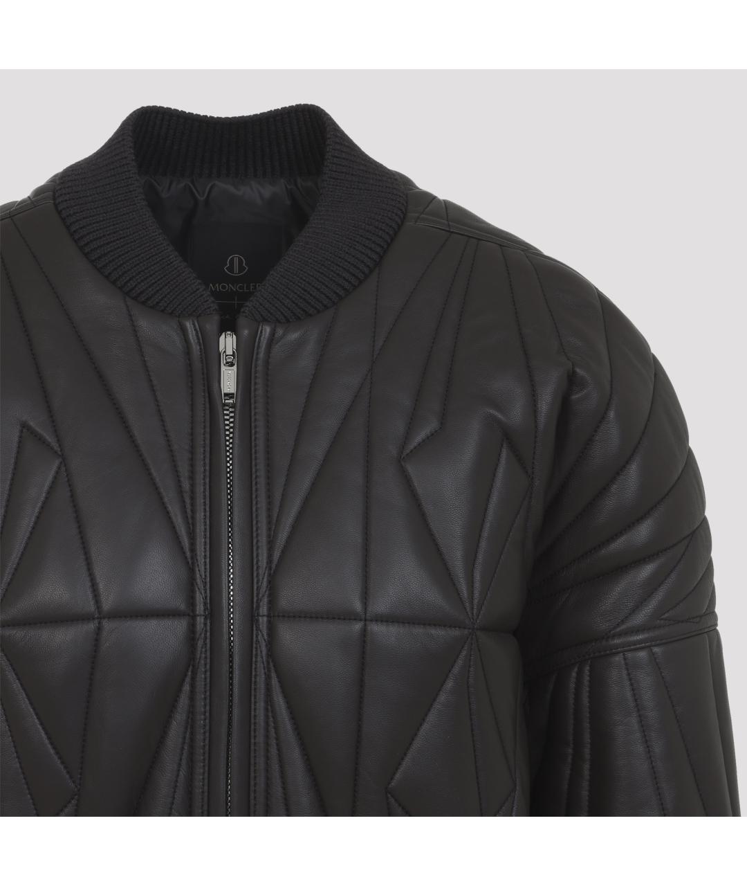 MONCLER Мульти кожаная куртка, фото 6