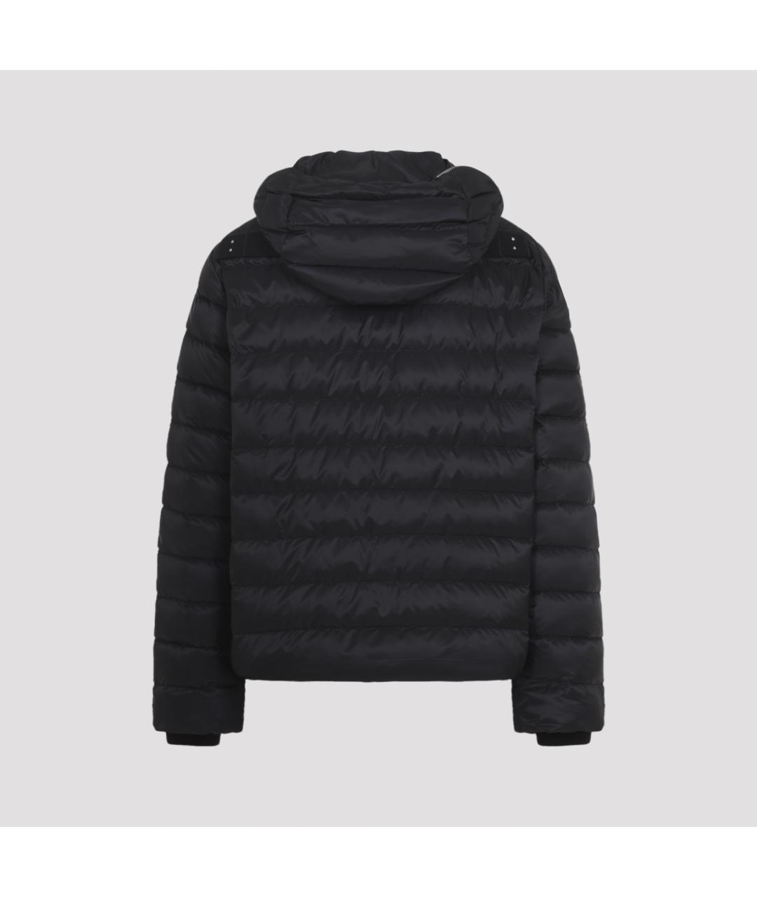 MONCLER Черный полиэстеровый пуховик, фото 3