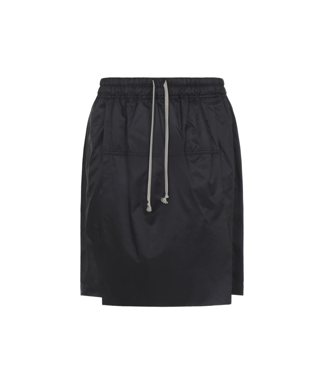 MONCLER Черная полиэстеровая юбка-шорты, фото 1