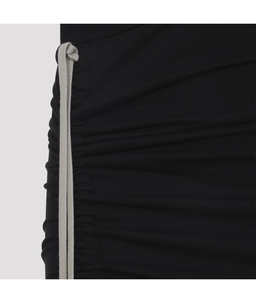 MONCLER Черная хлопковая юбка макси, фото 5