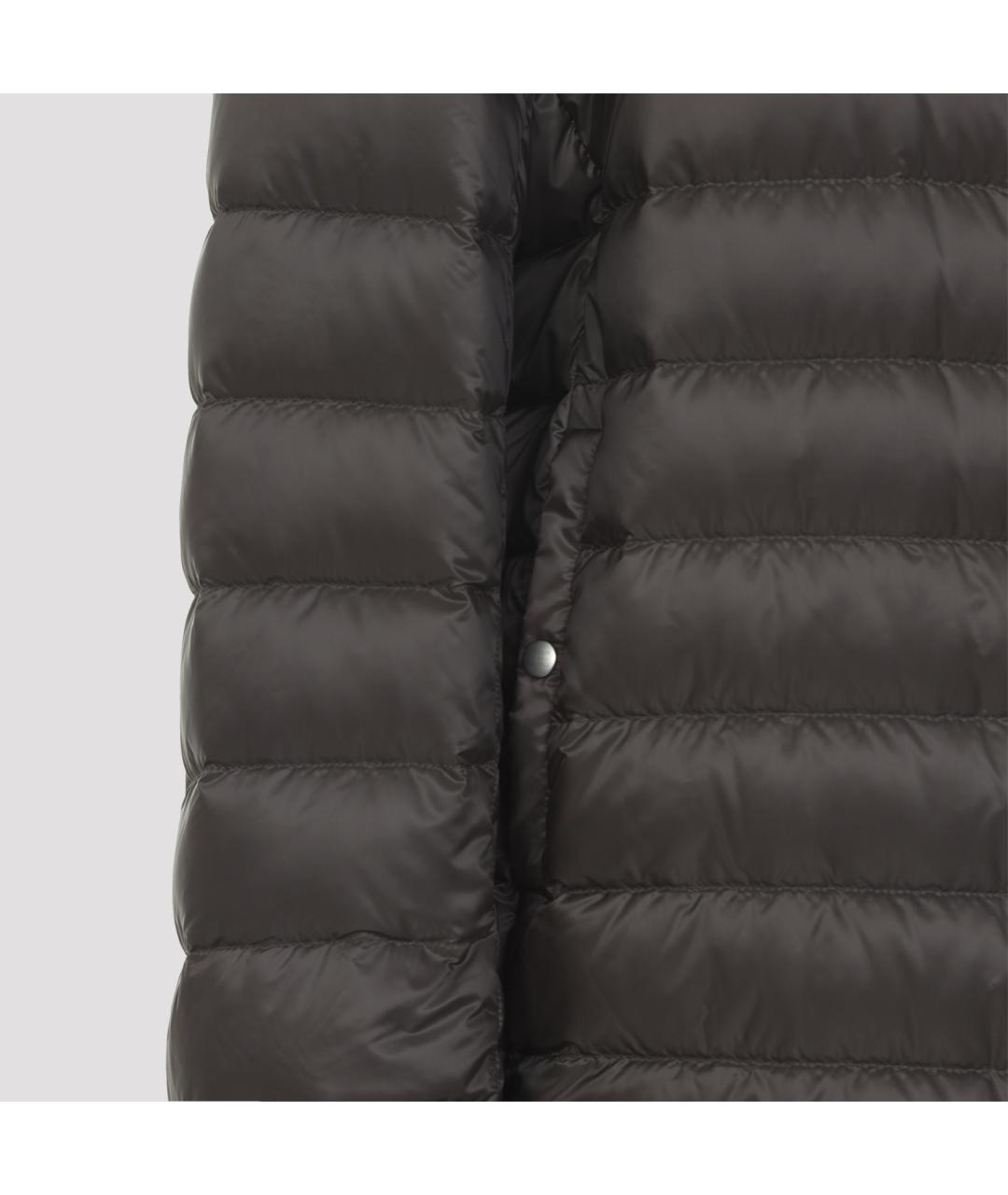 MONCLER Антрацитовая полиэстеровая парка, фото 5