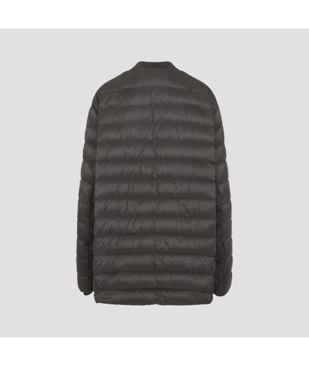 MONCLER Антрацитовая полиэстеровая парка, фото 4