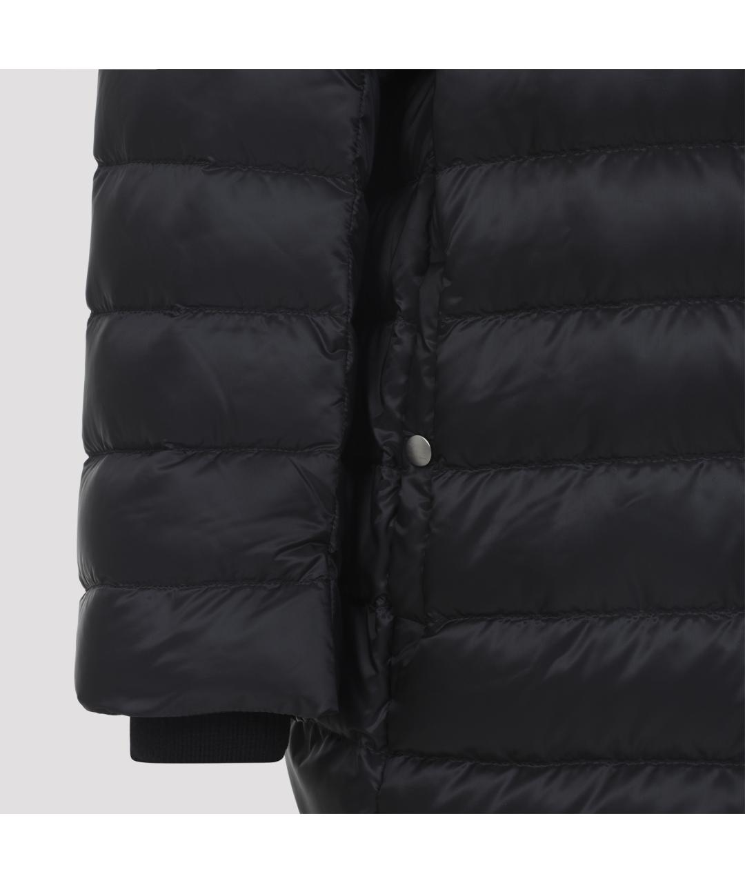 MONCLER Черная полиэстеровая парка, фото 5
