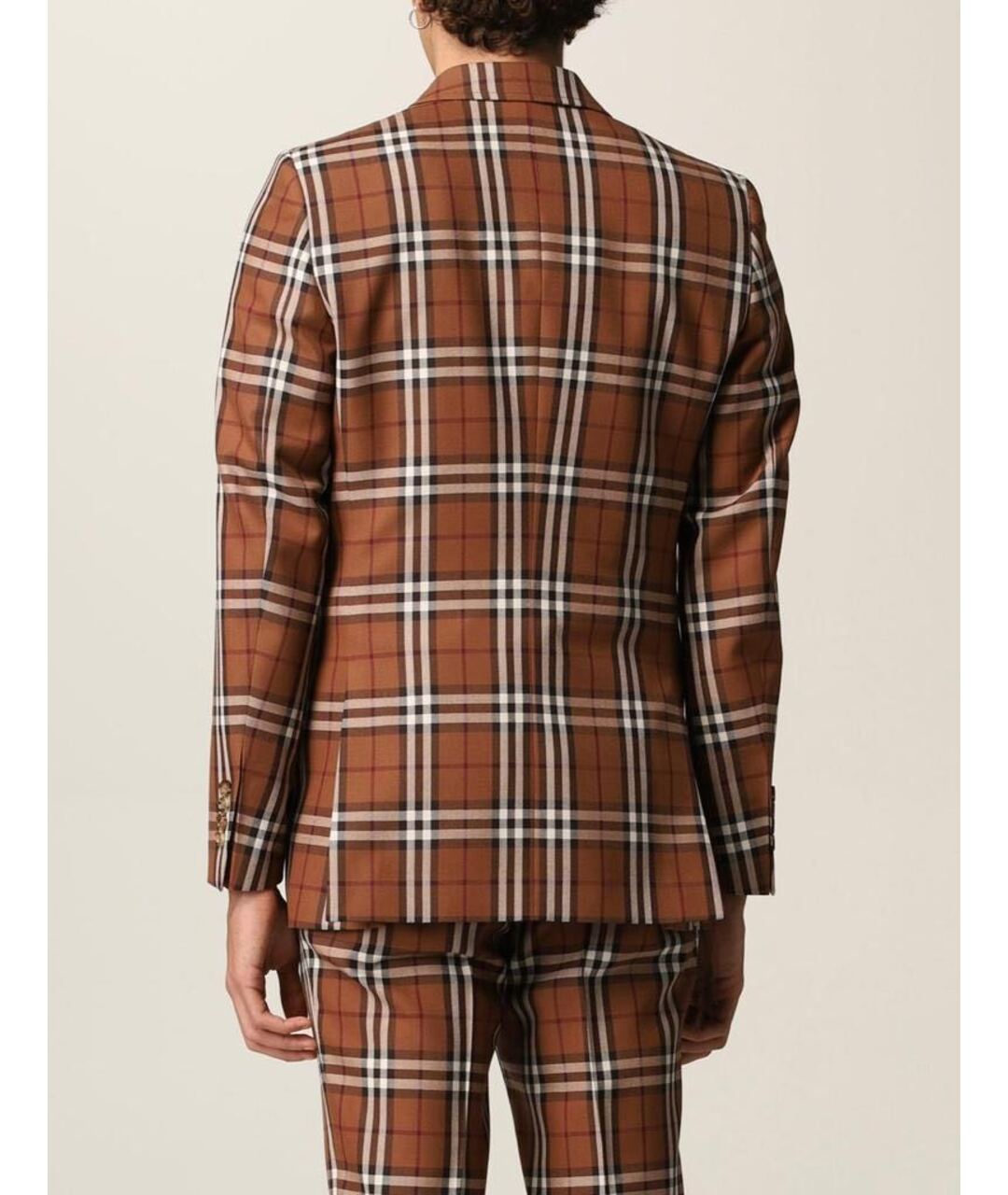 Burberry check suit best sale