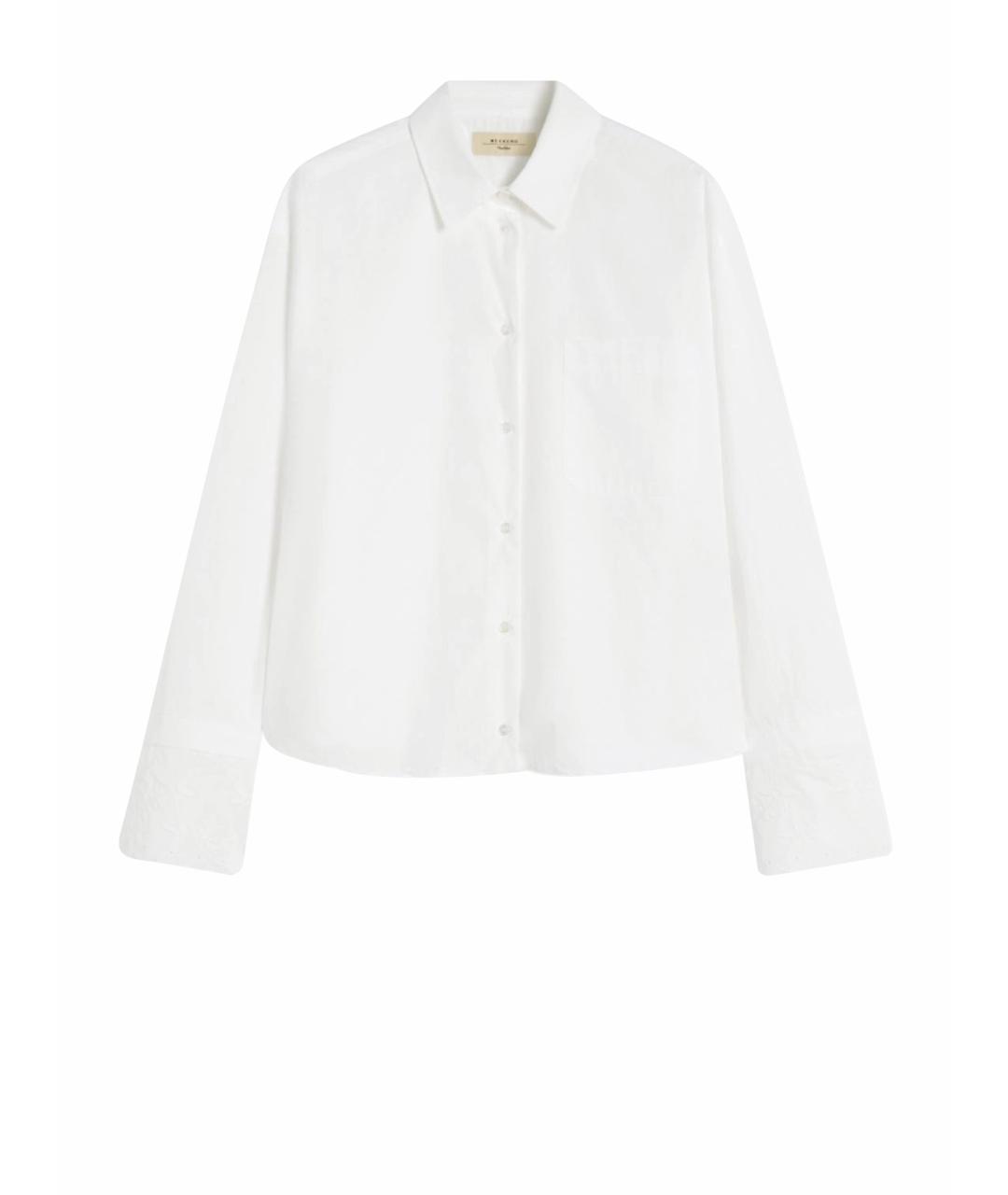 WEEKEND MAX MARA Белая хлопковая рубашка, фото 1