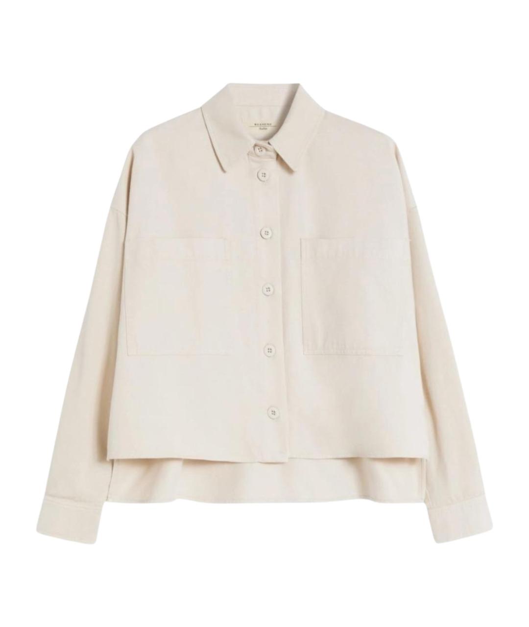 WEEKEND MAX MARA Бежевая хлопковая куртка, фото 1