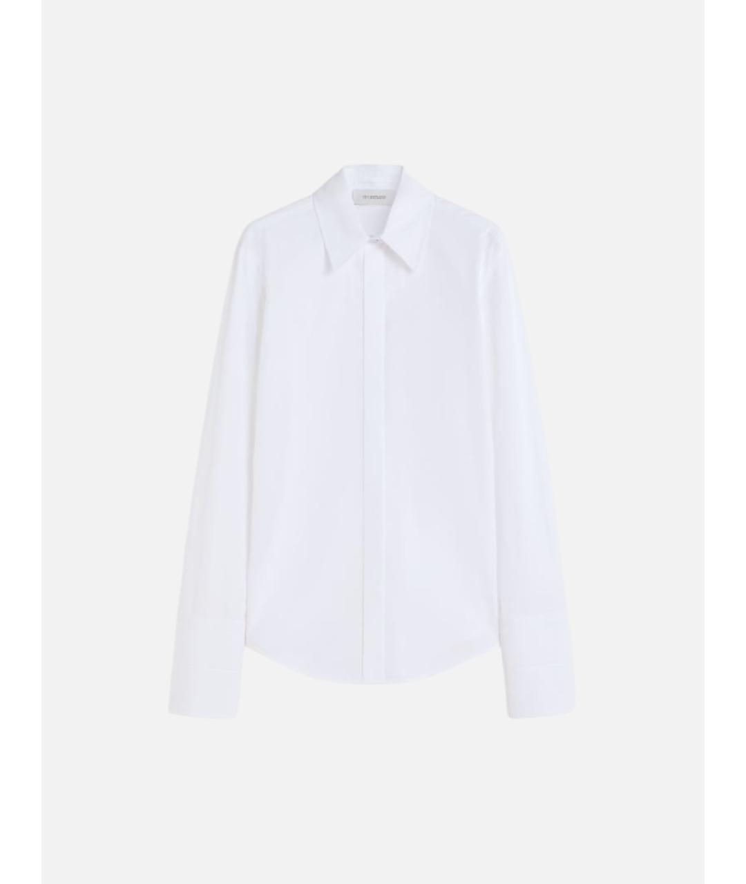 SPORTMAX Белая хлопковая рубашка, фото 6