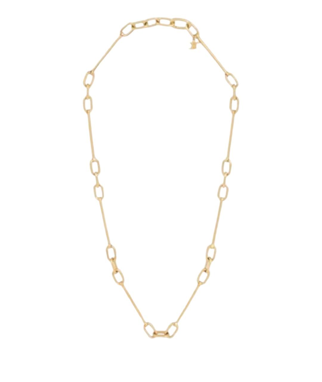 CELINE Золотое латунное колье, фото 1