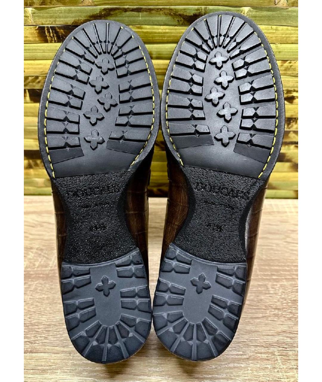 DOUCAL'S Коричневые кожаные мокасины, фото 5