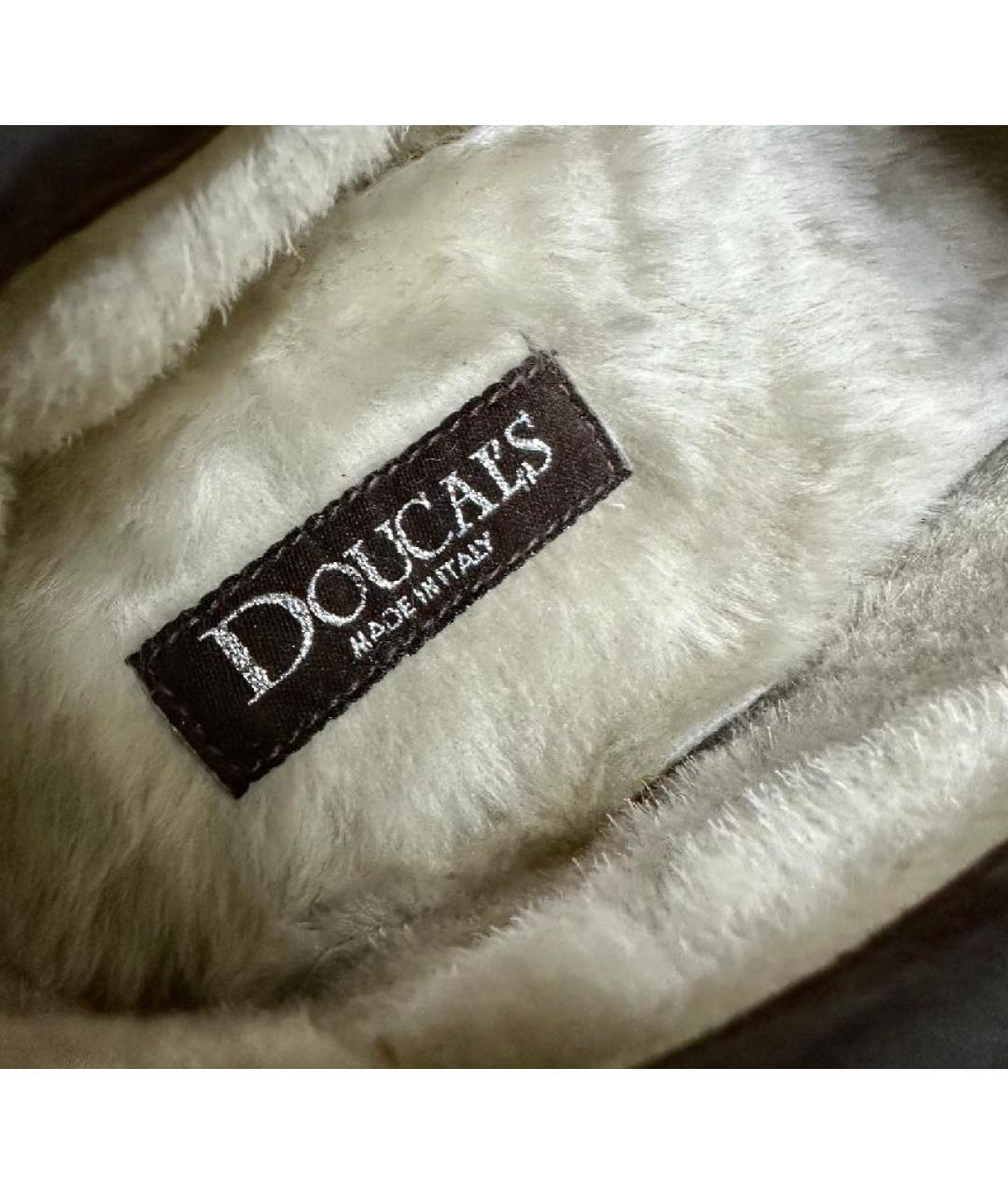 DOUCAL'S Коричневые кожаные мокасины, фото 6