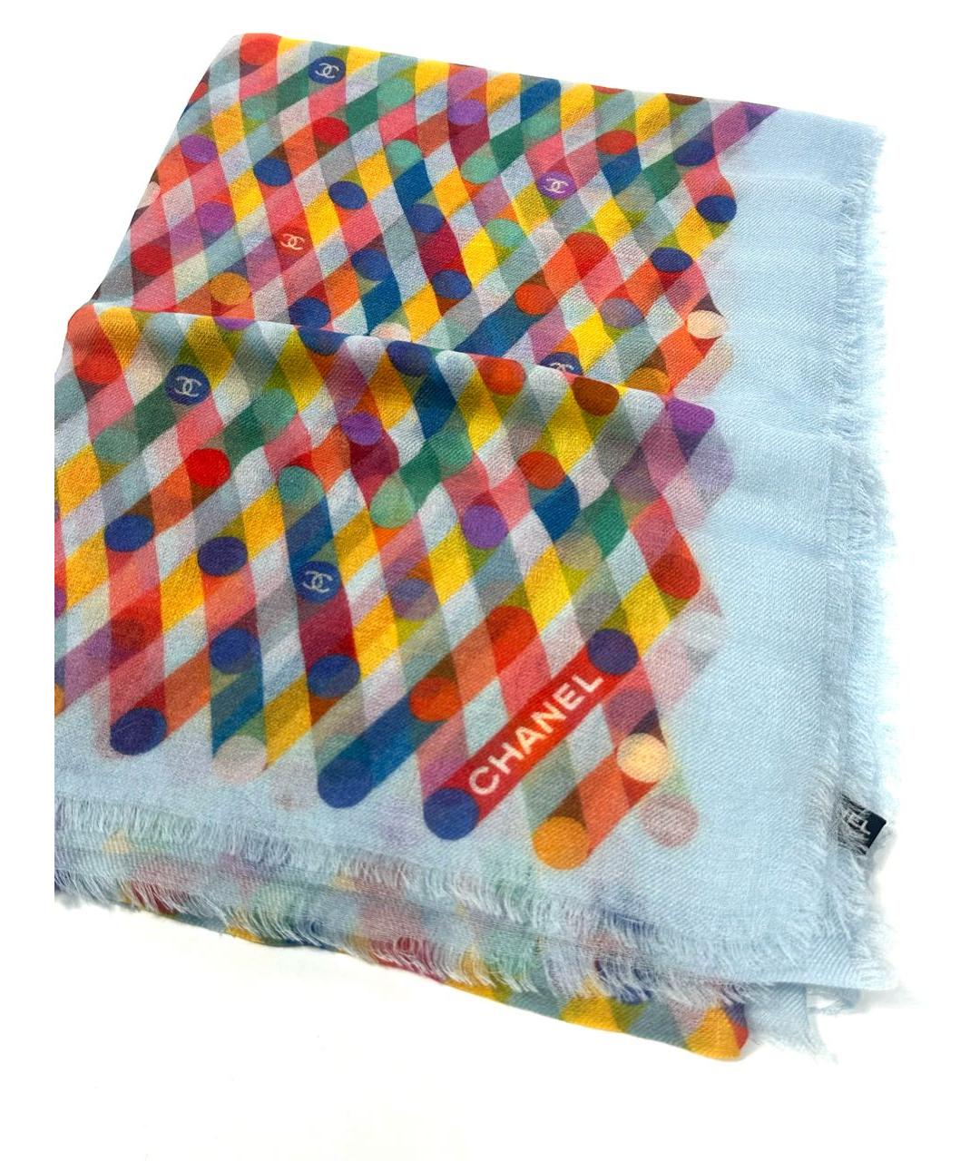 CHANEL Мульти кашемировый платок, фото 2