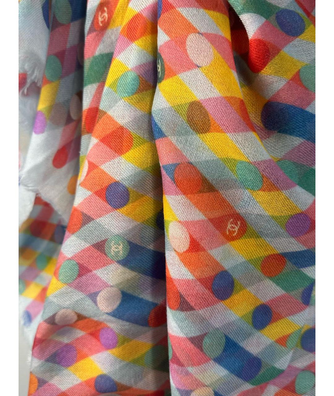 CHANEL Мульти кашемировый платок, фото 6