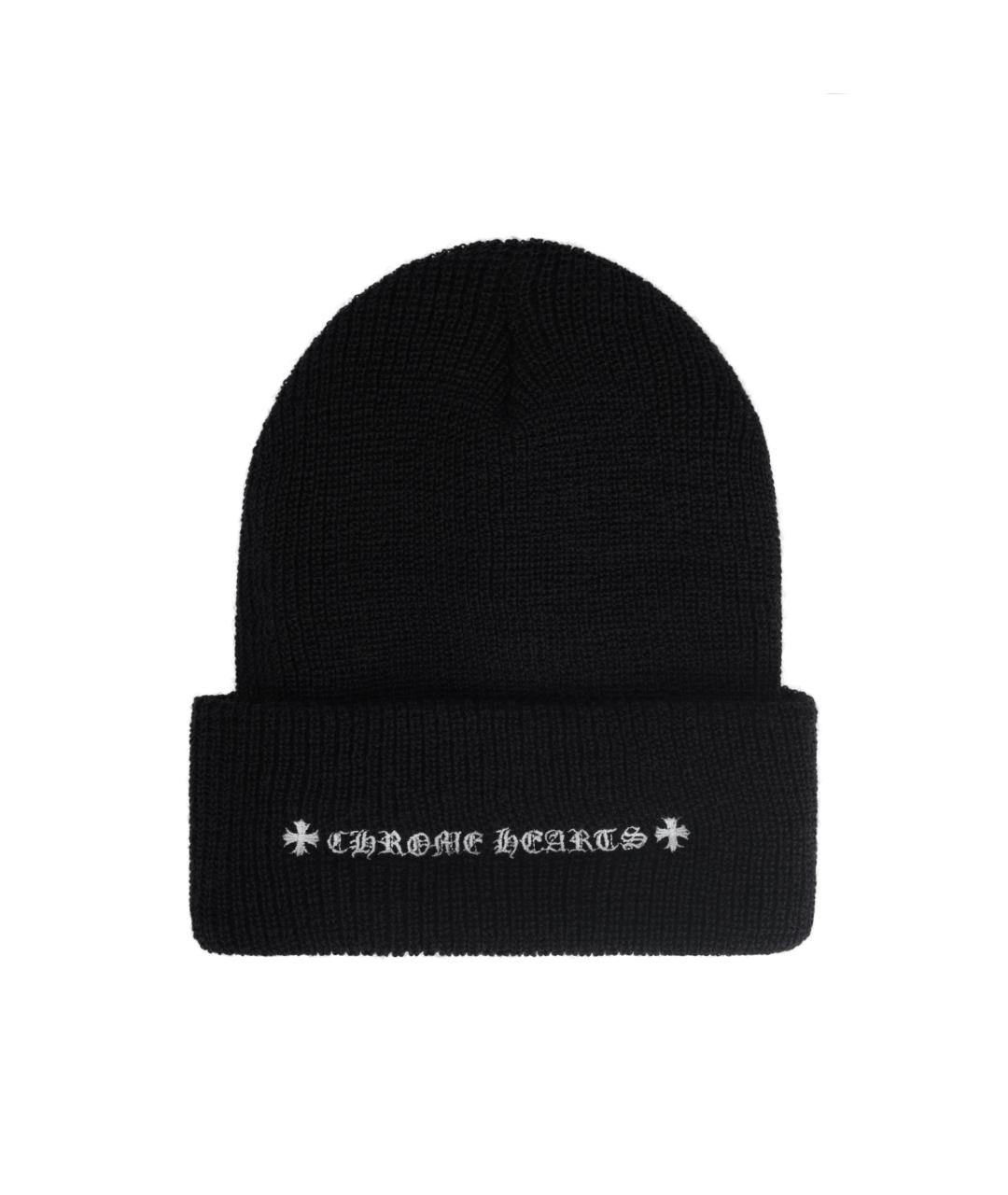 CHROME HEARTS Черная шапка, фото 3
