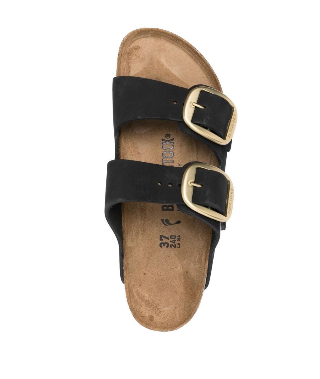 BIRKENSTOCK Черные замшевые сандалии, фото 4