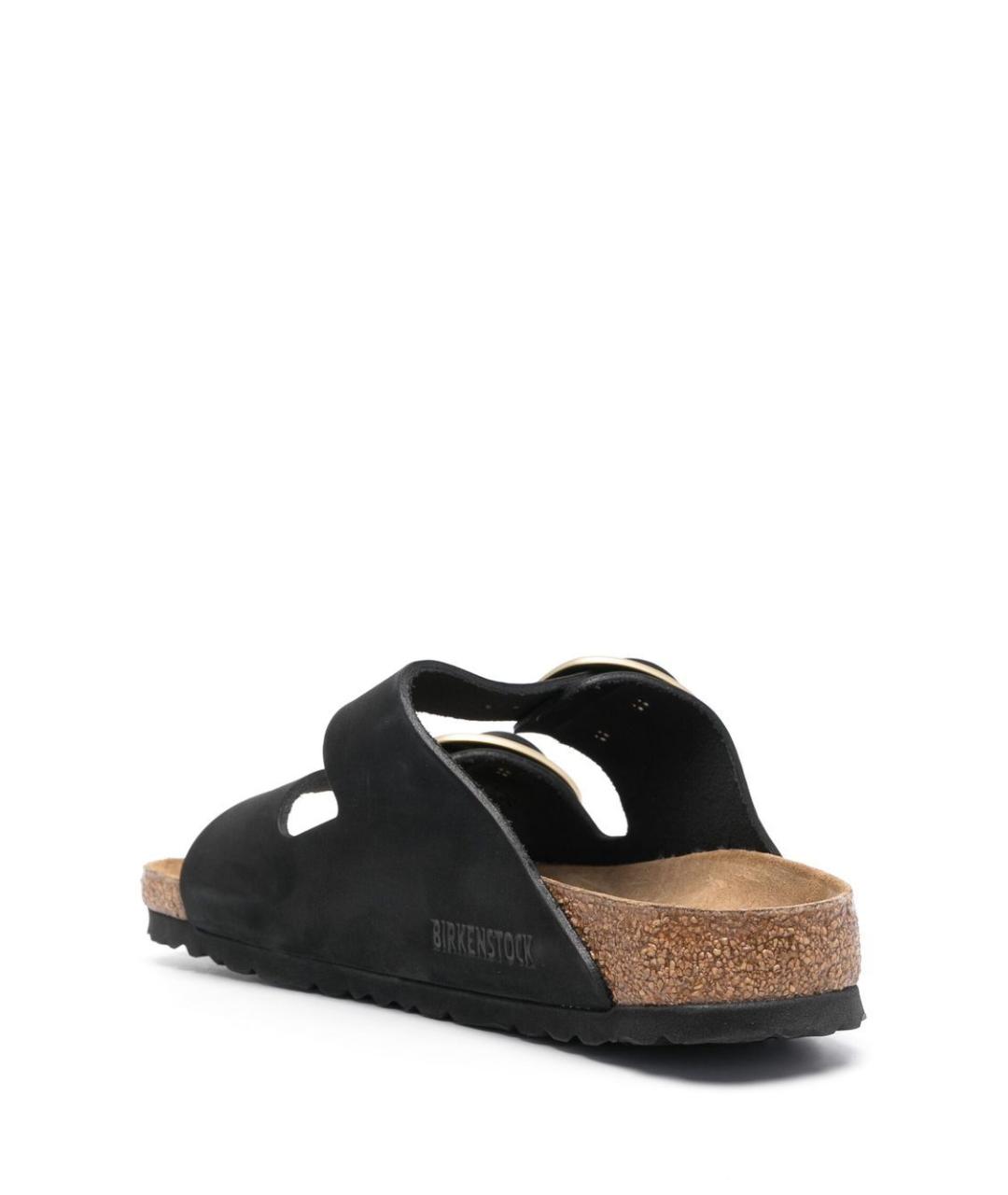 BIRKENSTOCK Черные замшевые сандалии, фото 3