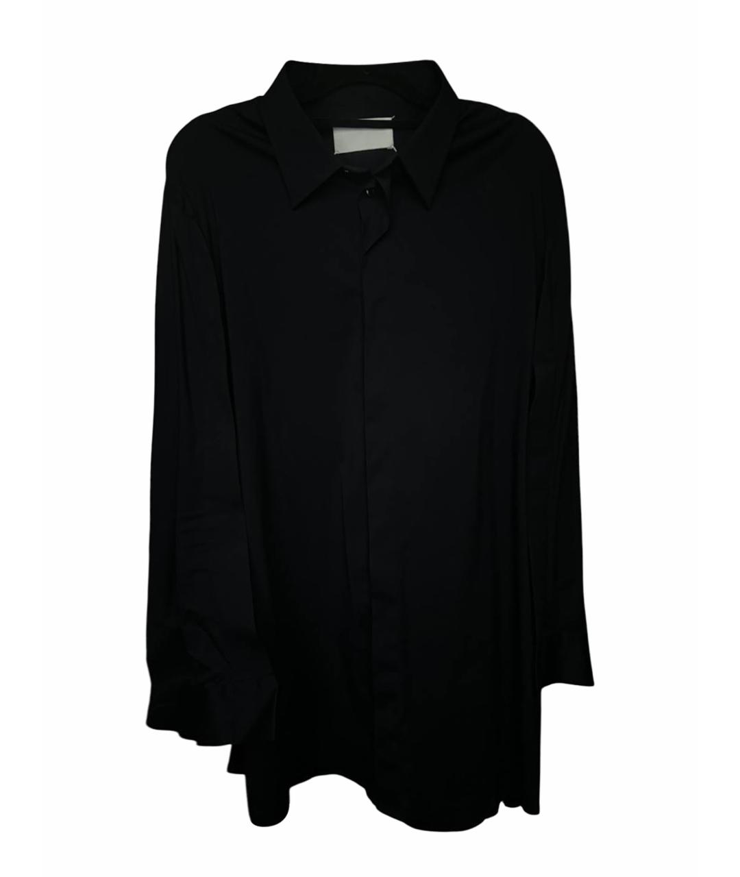 MAISON MARGIELA Темно-синяя хлопковая кэжуал рубашка, фото 1