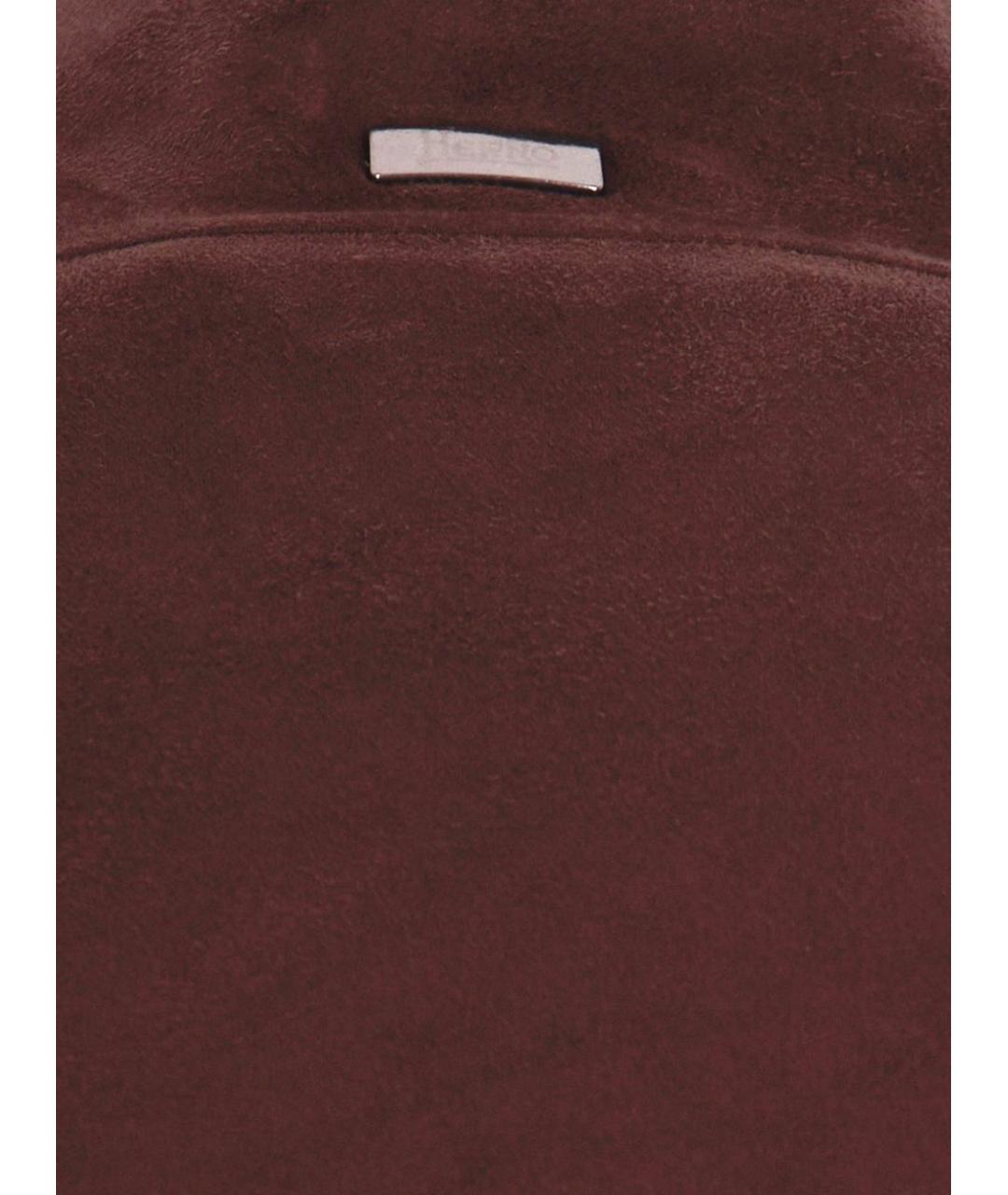 HERNO Коричневая полиэстеровая куртка, фото 3