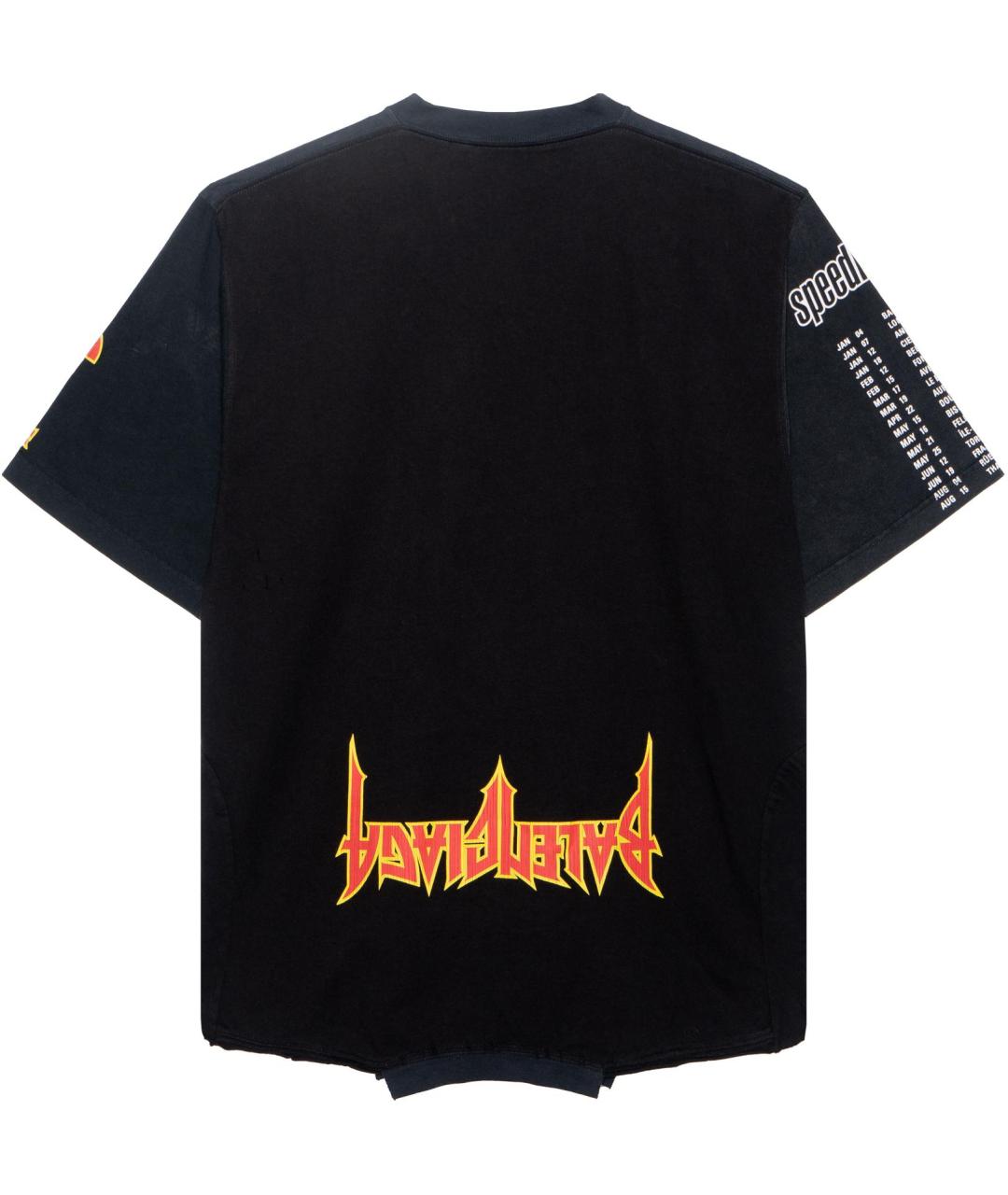 BALENCIAGA Синяя хлопковая футболка, фото 2