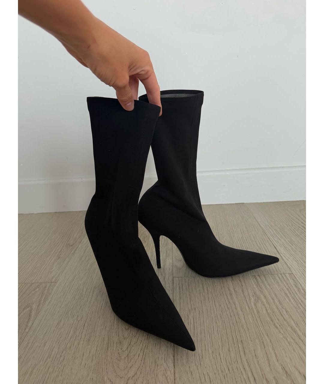 BALENCIAGA Черные ботильоны, фото 2