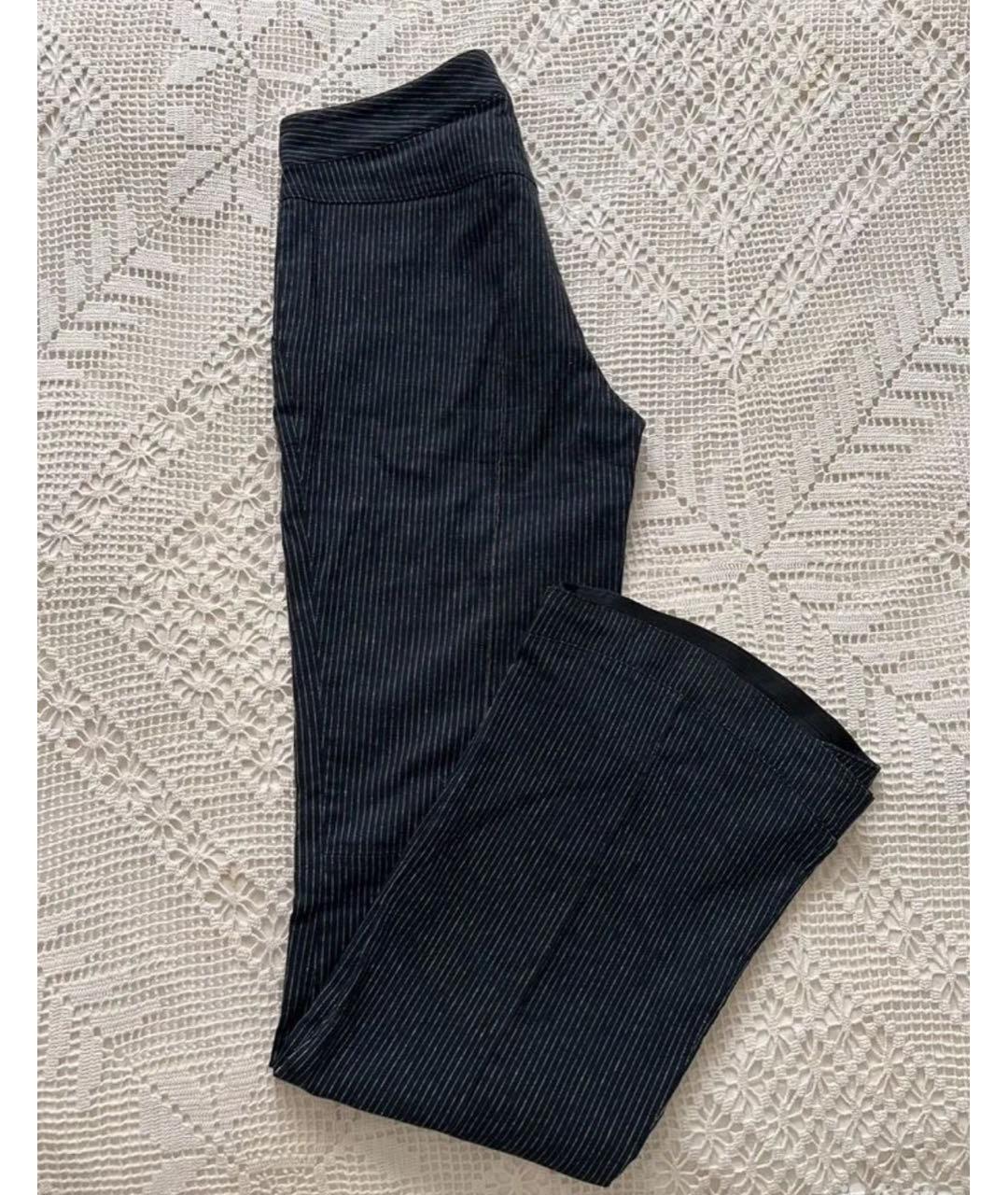 JOHN GALLIANO Черные прямые брюки, фото 5