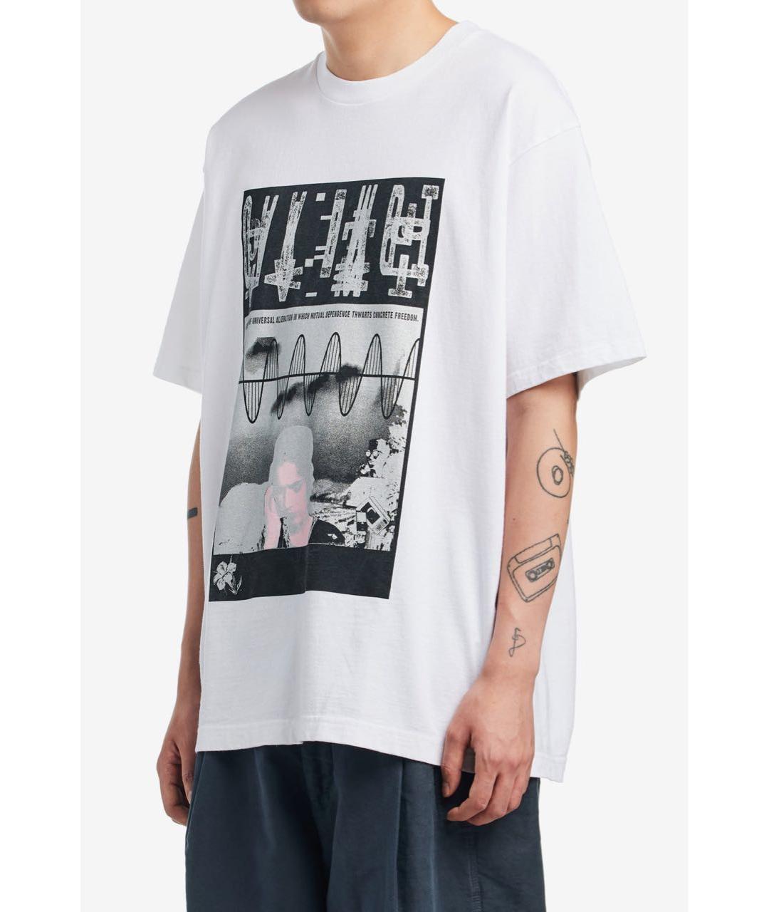 CAV EMPT Белая хлопковая футболка, фото 5