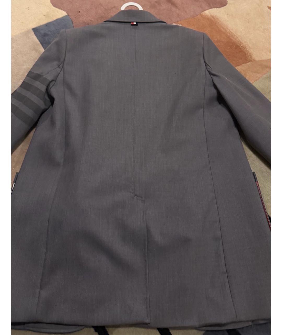 THOM BROWNE Антрацитовый пиджак, фото 2