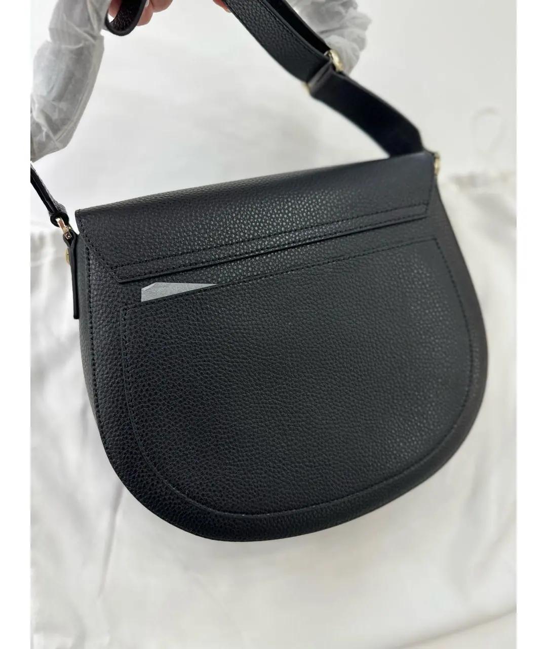 FURLA Черная кожаная сумка через плечо, фото 3