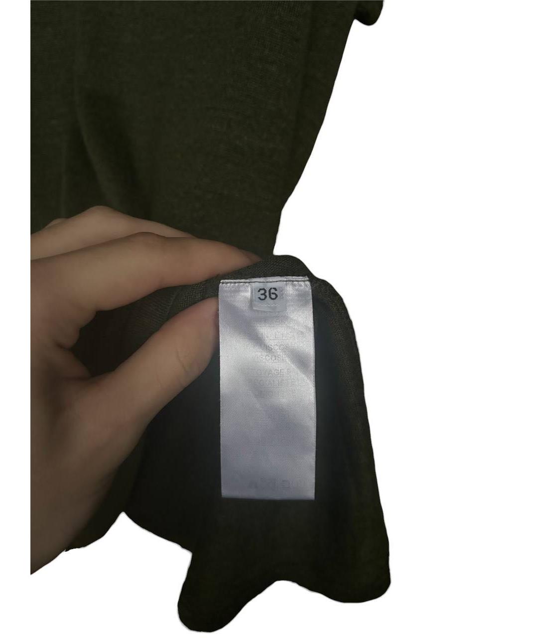 BALMAIN Зеленая вискозная футболка, фото 6