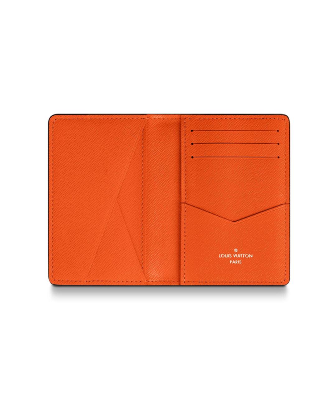 LOUIS VUITTON Оранжевый кошелек, фото 4